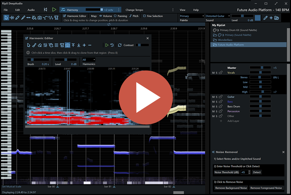 ableton live or cubase 3 split tracks