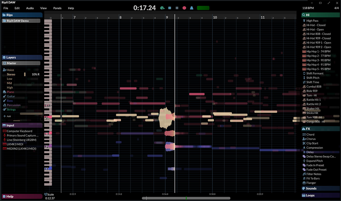 Ripx Daw Ai Stem Separation Note Level Audio Editing